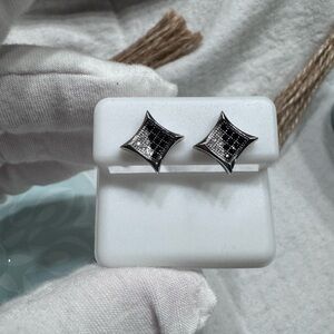 Square CZ Earrings